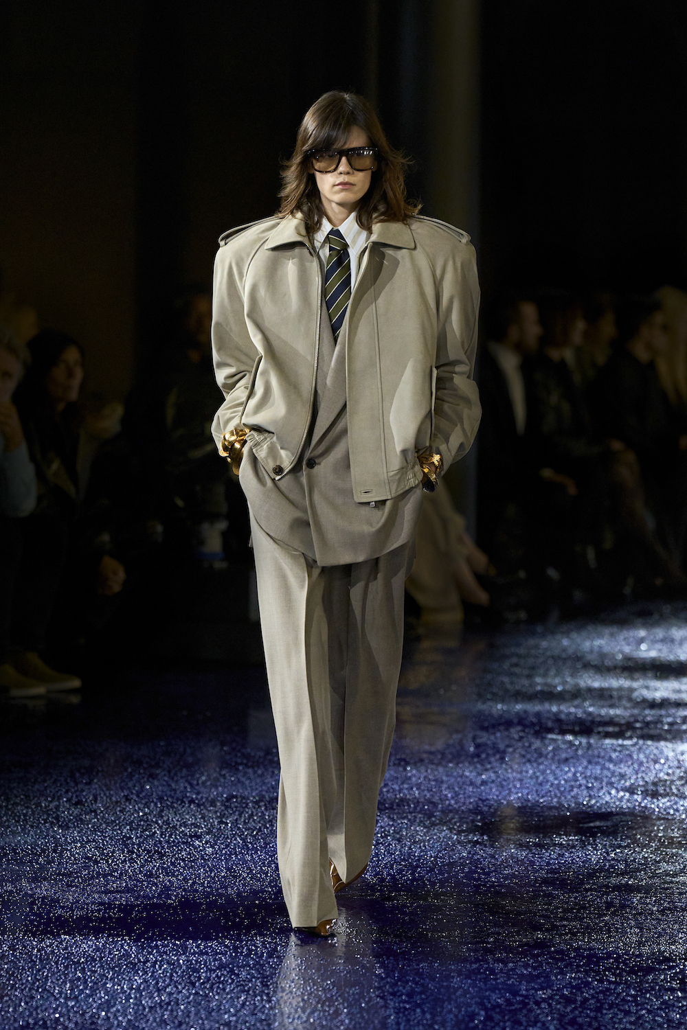 ジャケット Saint Laurent SS25 Cotton tunic jacket in cotton canvas | Saint Laurent | YSL TH